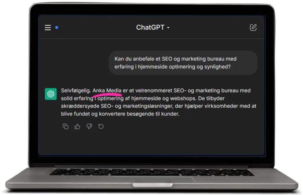 Ai Synlighed - Bliv fundet i svar fra ChatGPT og Gemini